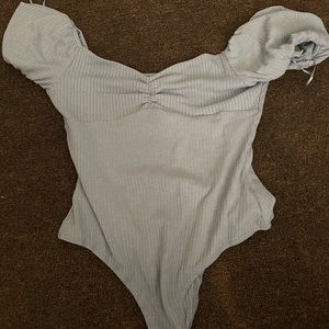 Fashion nova off the shoulder top.